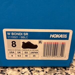 Hoka One One W Bondi SR in Black